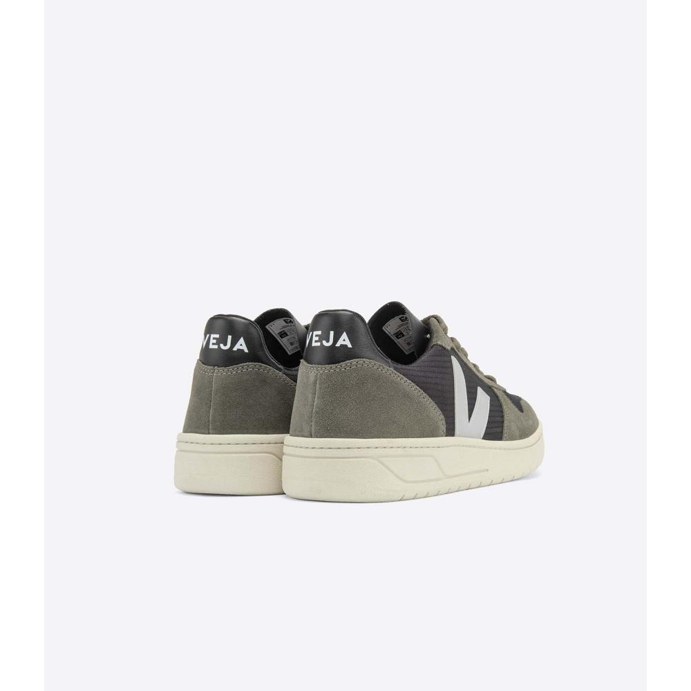 Veja V-10 RIPSTOP Tornacipő Női Black/Grey | HU 660EBC